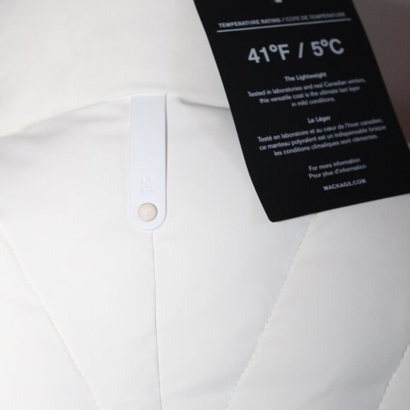 NWT Mackage Aurelia Vest White Down Vest - Picture 12 of 12